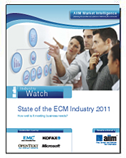 State of the ECM Industry 2011, quelques repères